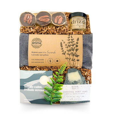 Quiet Care Gifts, Shipped Gift Boxes Canada, Relaxation Gift Sets, Gifts With Shower Steamers, Self-Care Gifts For Her, Thoughtful Comfort Gifts, Mindful Gift Boxes, Burnout Recovery Gift Sets, Modern Wellness Gifts, Gifts With Sweets And Soap, Cozy Personal Gifts, Calming Gift Boxes, Gift Sets For Stress Relief, Gifts With Honey And Lavender, Sentimental Self-Care Gifts, Gifts For Friends In Need, Supportive Curated Gift Boxes, Peaceful Moment Gifts, Gentle Gift Sets, Natural Body Care Gifts
