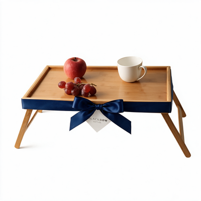 Bamboo Serving Tray with Legs