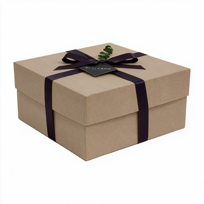 Large Kraft Premium Keepsake Box with Lid