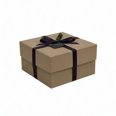 Small Kraft Keepsake Gift Box With Lid