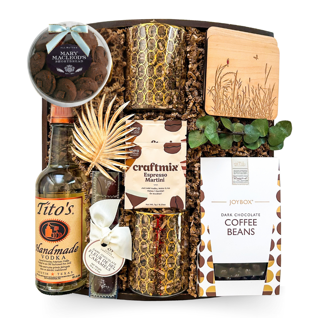 Gifts with Coffee, Gifts with Tea, Gifts with Hot Drinks, Alcohol Gifts, Mixed Drink Gifts, Gifts with Drinks, Coffee Gifts, Tea Gifts, Ground Coffee Gifts, Gifts with Tea Bags, Gourmet Gifts, Gifts with Food, Food Gifts, Espresso Gifts, Espresso Coffee, Martini Gifts, Martini Gift Boxes, Espresso Martini