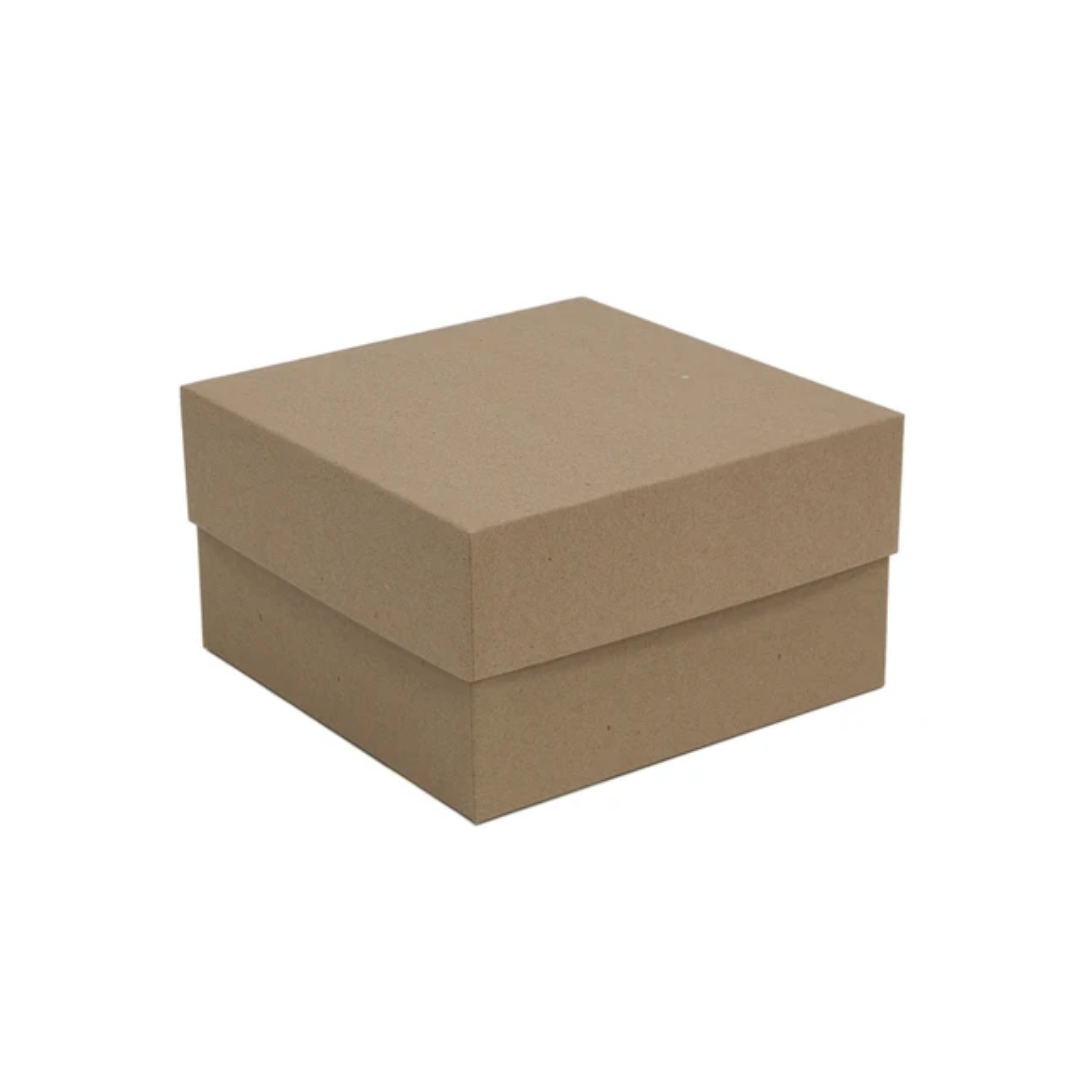 Small Kraft Keepsake Gift Box With Lid
