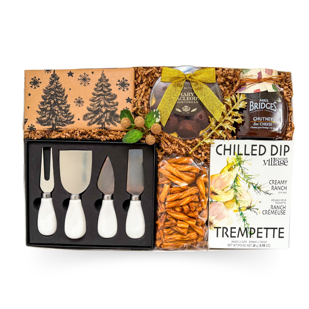 Holiday Gourmet Gift Boxes, Shipped Holiday Gift Boxes Canada, Festive Snack Gift Sets, Holiday Party Favor Gift Boxes, Thoughtful Holiday Gifts For Friends, Modern Holiday Gourmet Gift Boxes, Celebration Gift Boxes, Luxury Holiday Food Gift Sets, Shipped Personal Holiday Gifts, Unique Holiday Hostess Gifts, Fun Holiday Snack Gift Boxes, Gifts With Cheese And Crackers, Entertaining Holiday Gift Sets, Gourmet Pretzel And Dip Gift Boxes, Gifts With Cutting Boards And Cheese Knives, Seasonal Holiday Gourmet Sn