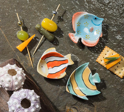 Striped Fish Dish