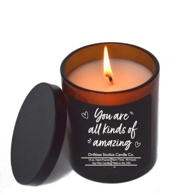 You Are All Kinds of Amazing - Vanilla Bean Soy Wax Candle