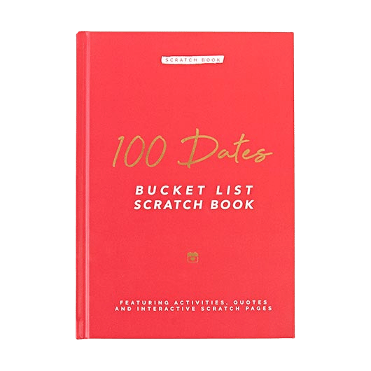 100 Dates Bucket List Scratch Book