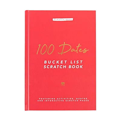 100 Dates Bucket List Scratch Book