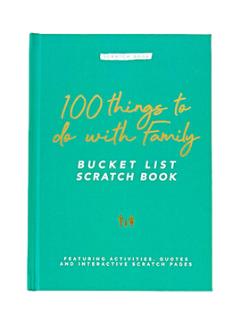 100 Things To Do With Family Bucket List Scratch Book