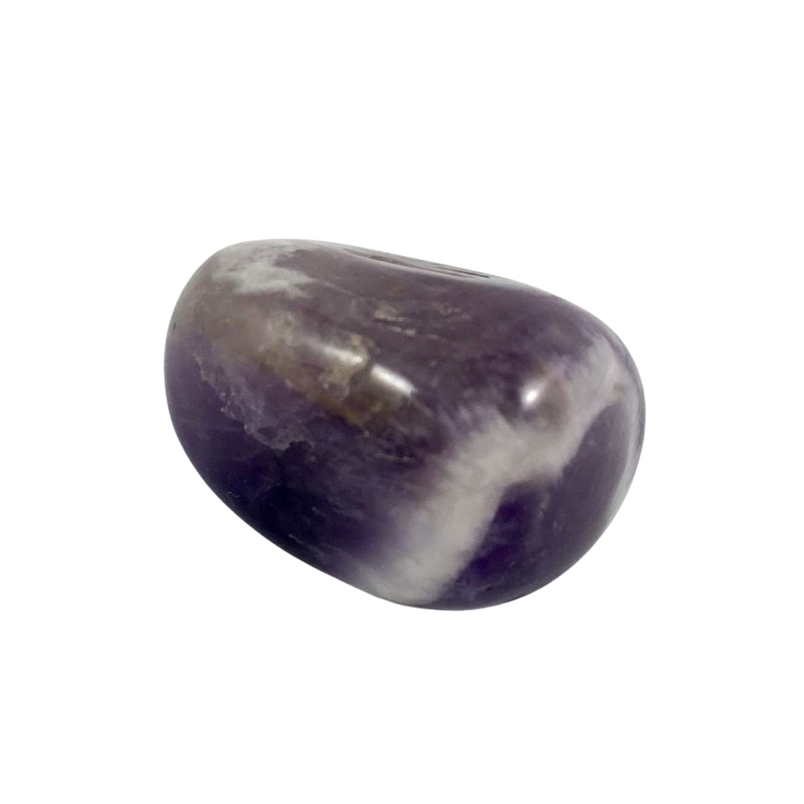 Amethyst Tumbled Stone In Organza Bag