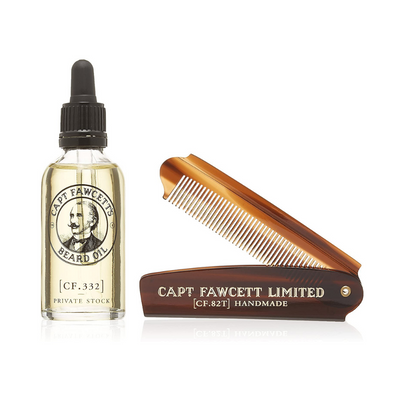Beard Oil & Beard Comb Set