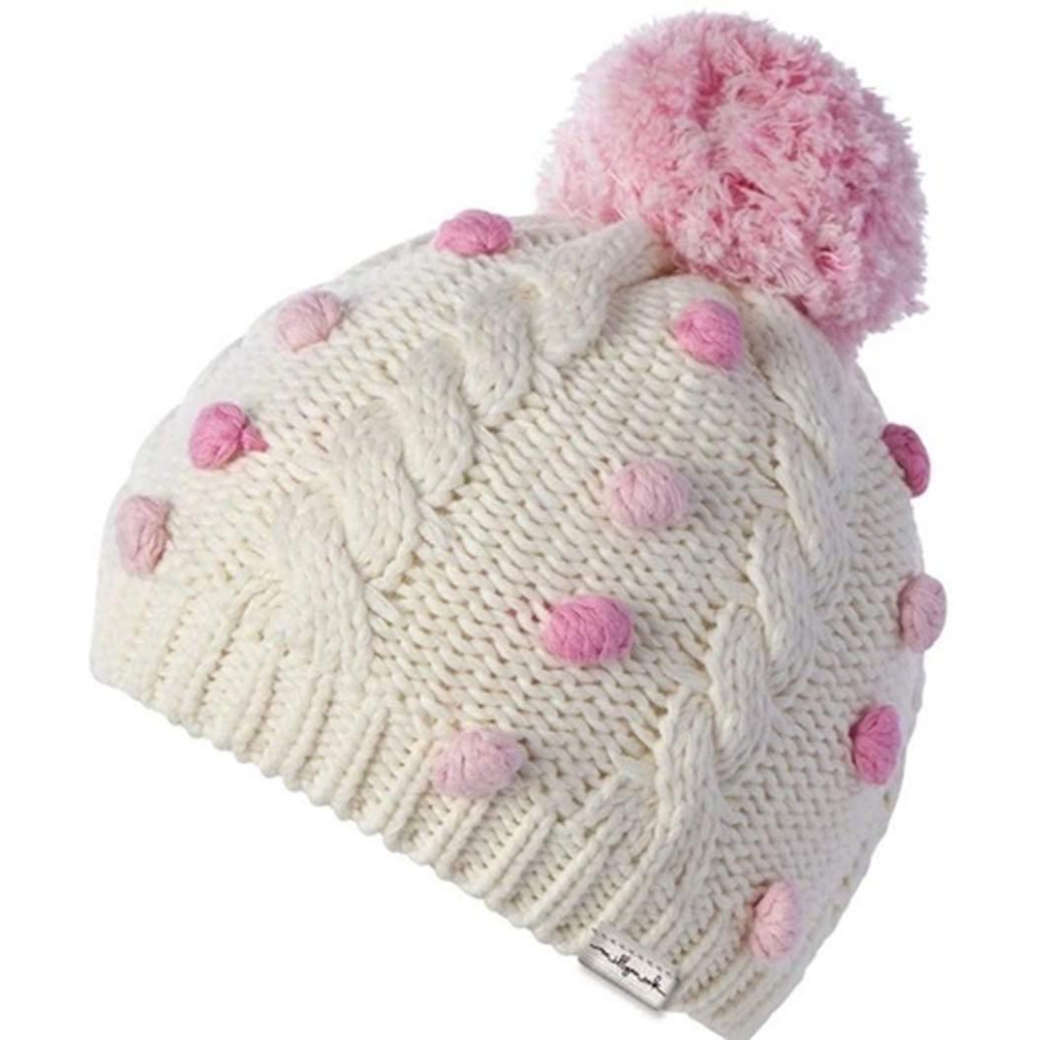 Baby Pink Pom Pom Beanie