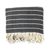 Bamboo Turkish Wrap/Towel/Blanket in Black Stripe