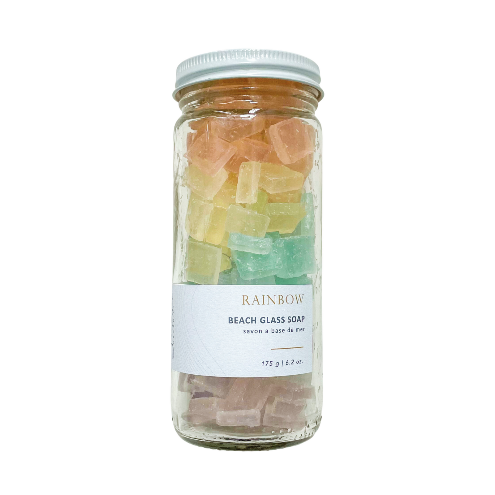Rainbow Beach Glass Hand Soap
