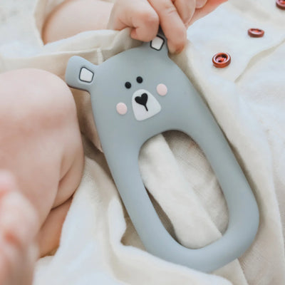 Grey Bear Silicone Teether