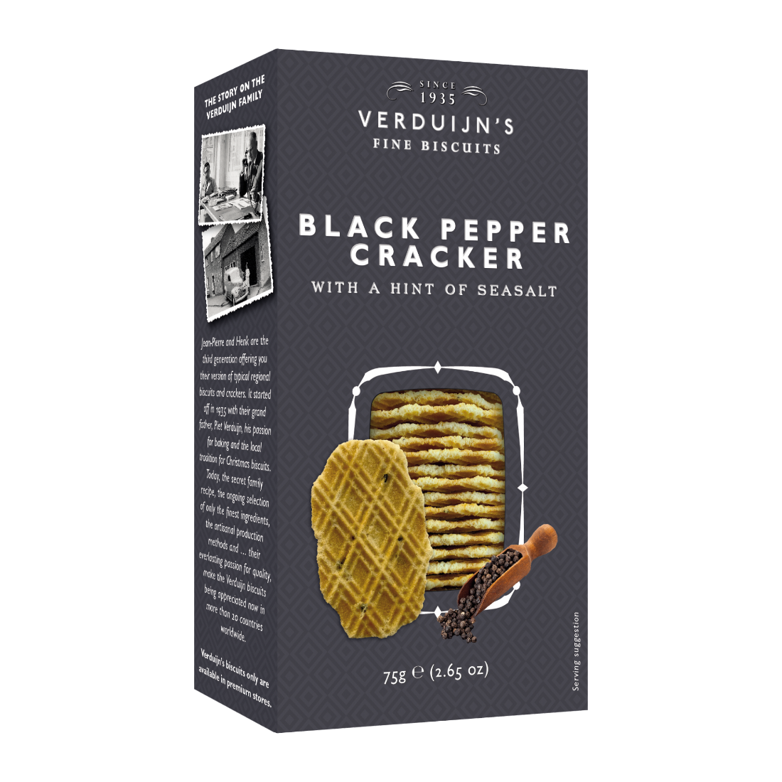 Gourmet Black Pepper Crackers