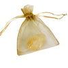 Gold Citrine Stone in Organza Bag