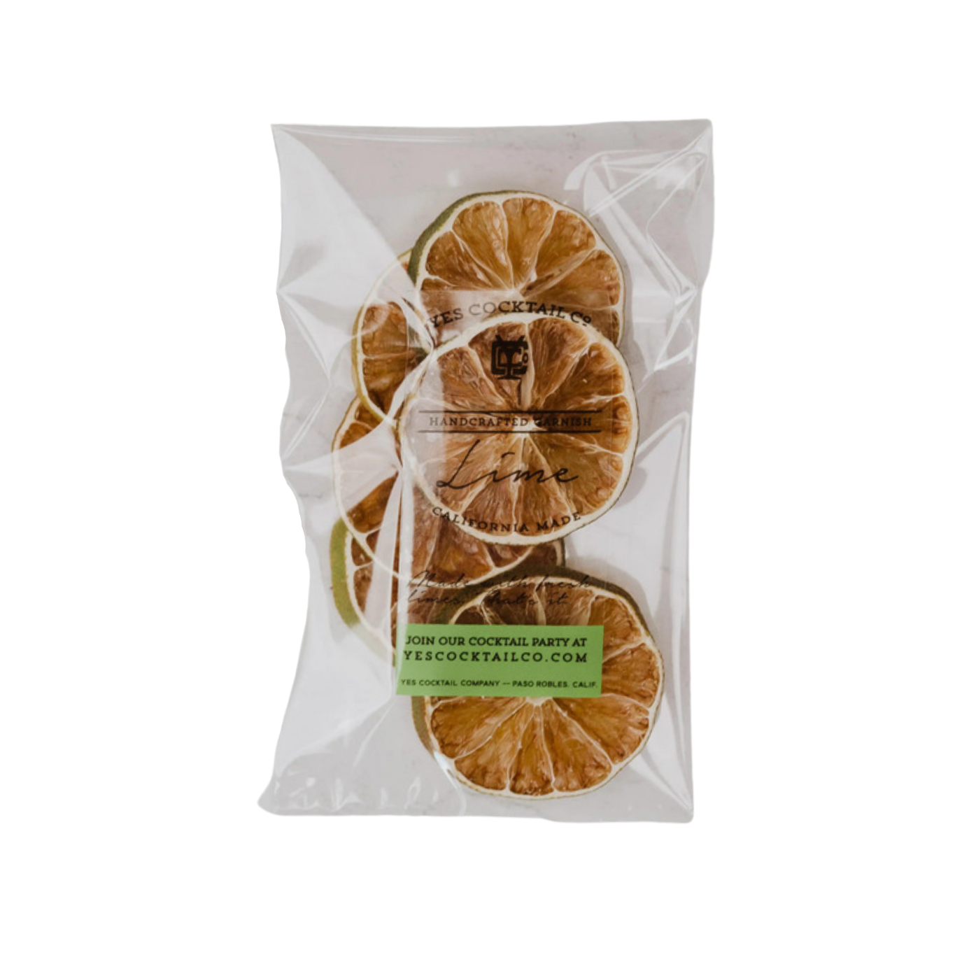 Dehydrated Cocktail Garnishes - Lime