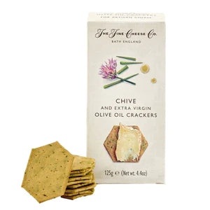 Chive & Extra Virgin Olive Oil Crackers