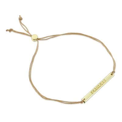 Morse Code Fearless Bracelet