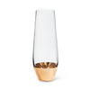 Gold Dipped Stemless Flute