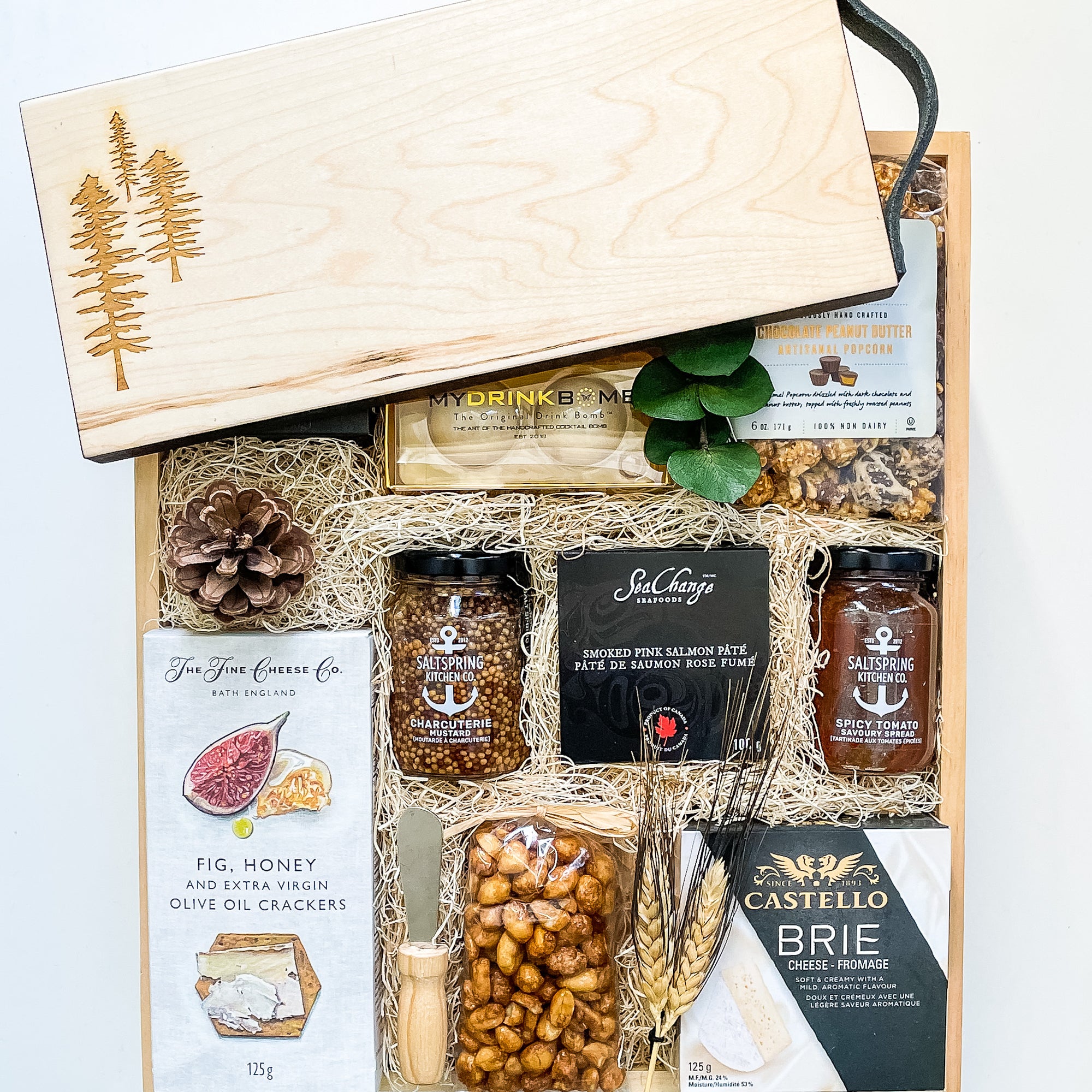 GOURMET FOOD GIFT BOXES – Copper Pot & Wooden Spoon