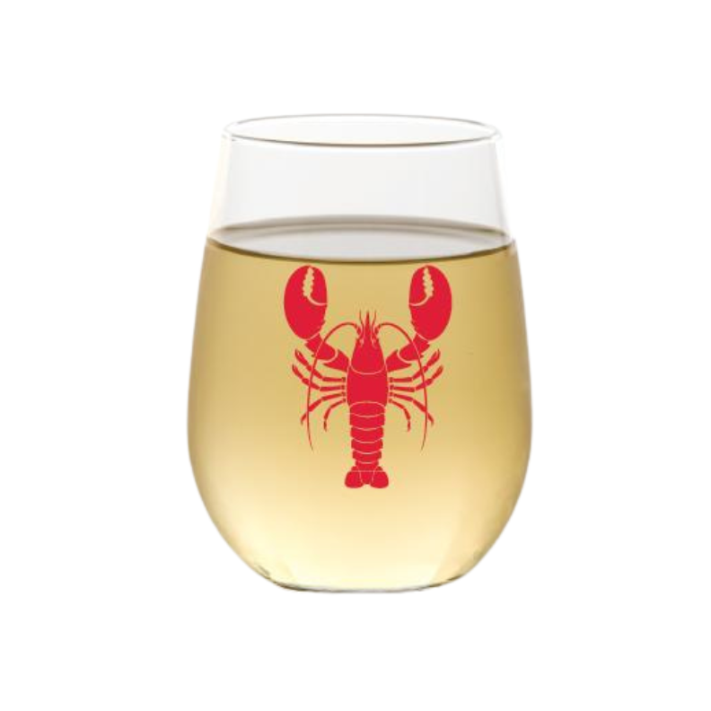 Lobster Shatterproof Wine Glass