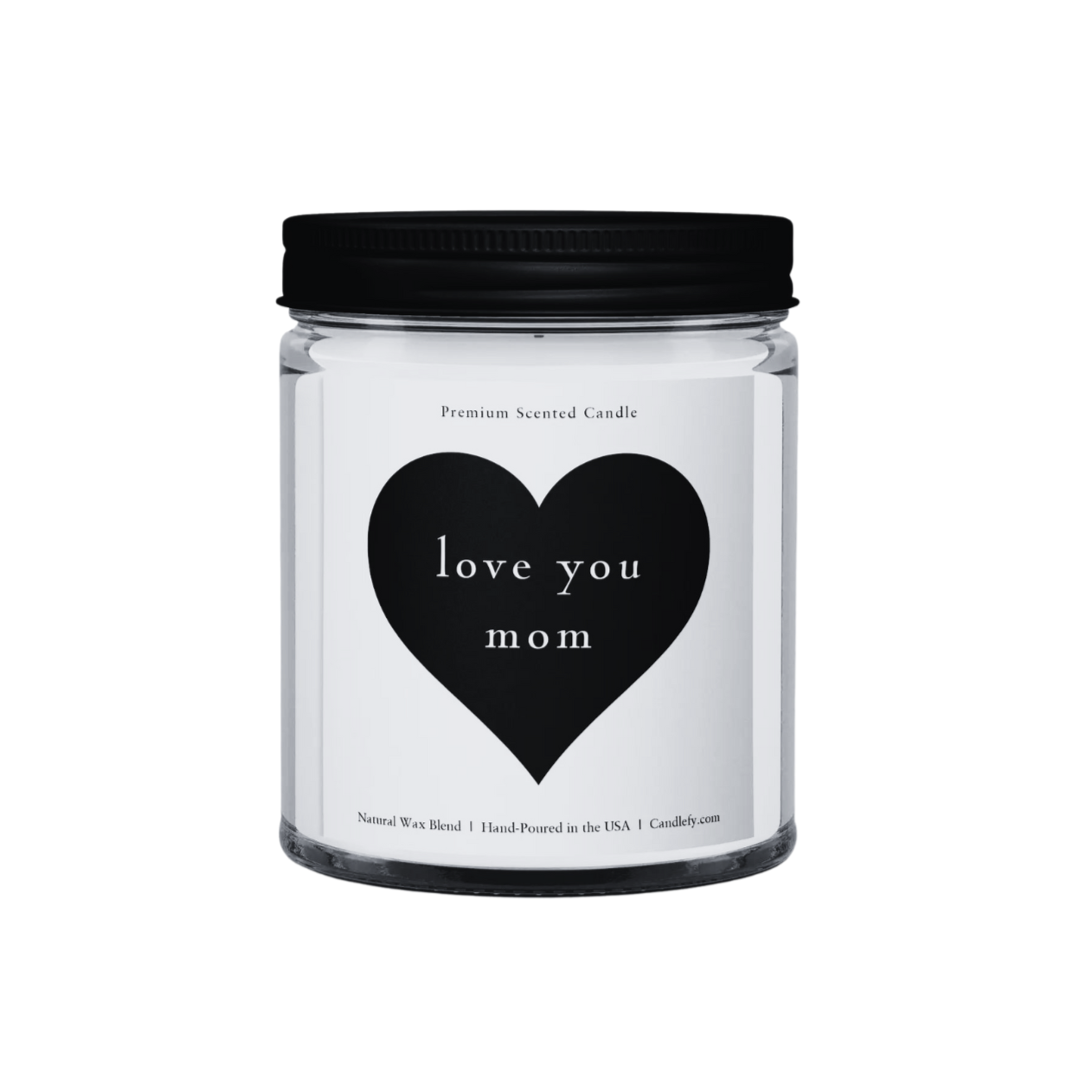 Love You Mom Natural Wax Candle