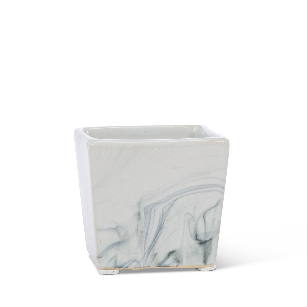 Mini Square Marble Planter