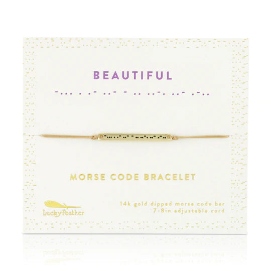 Morse Code Beautiful Bracelet
