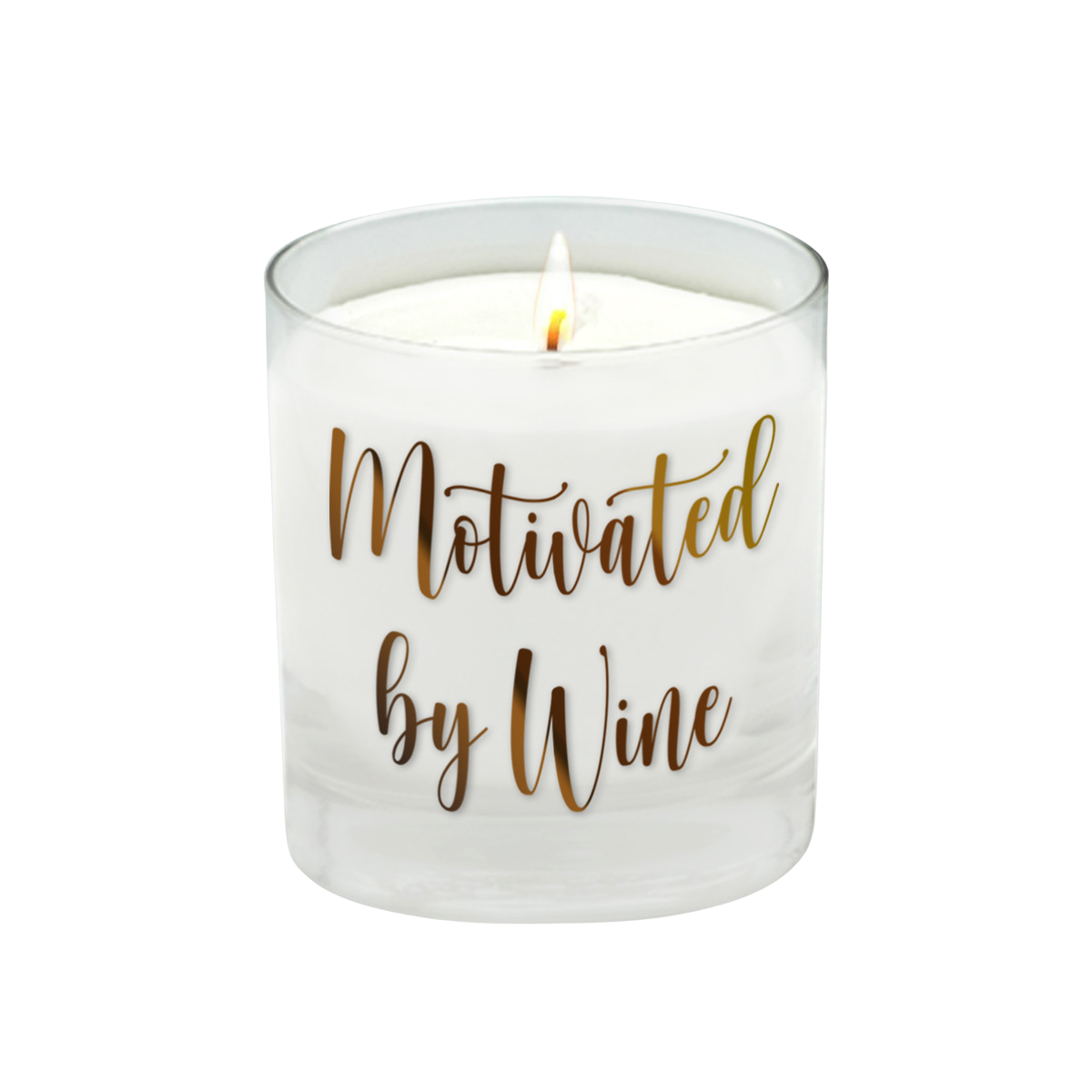 Motivated By Wine Vanilla Soy Candle