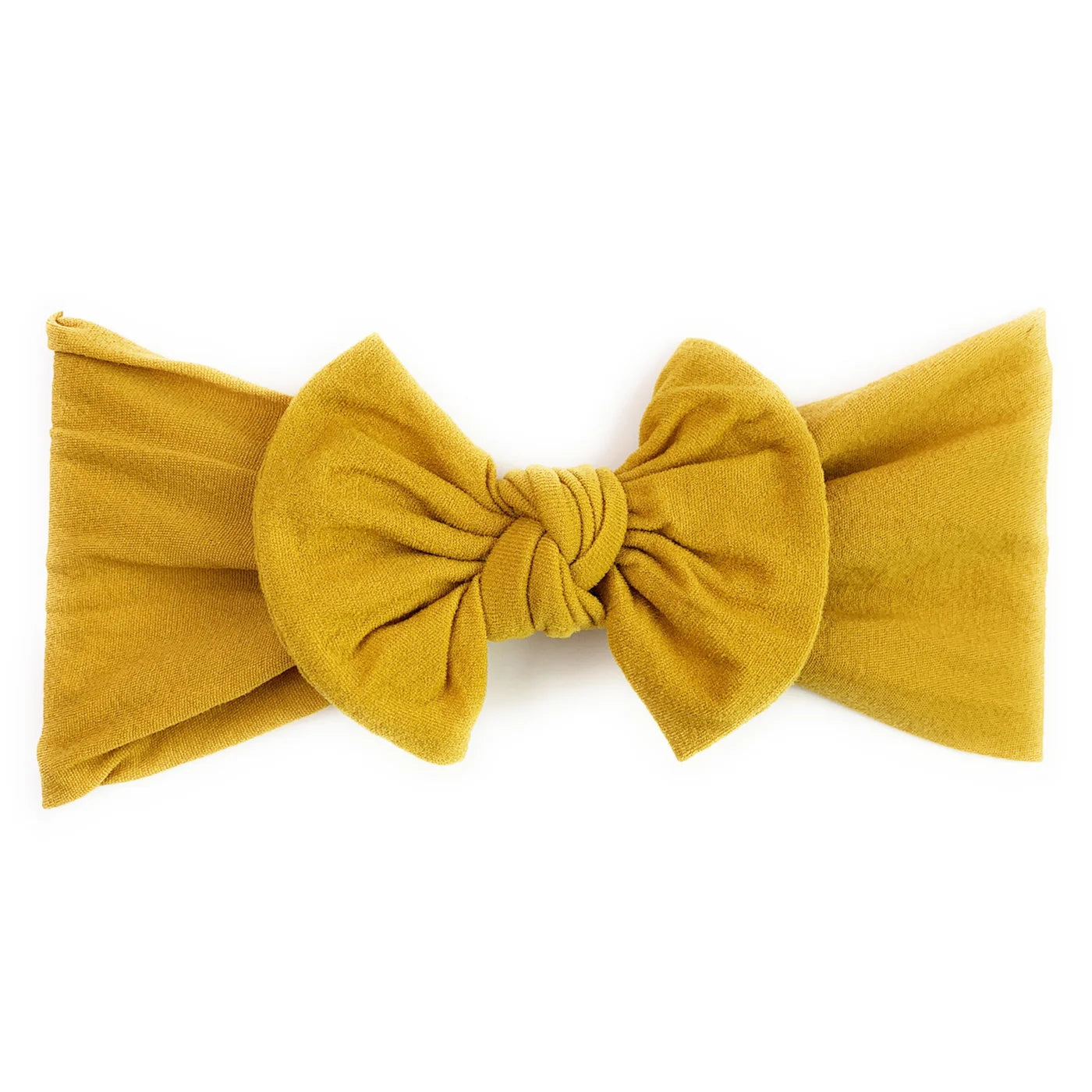 Mustard Bow Baby Headband