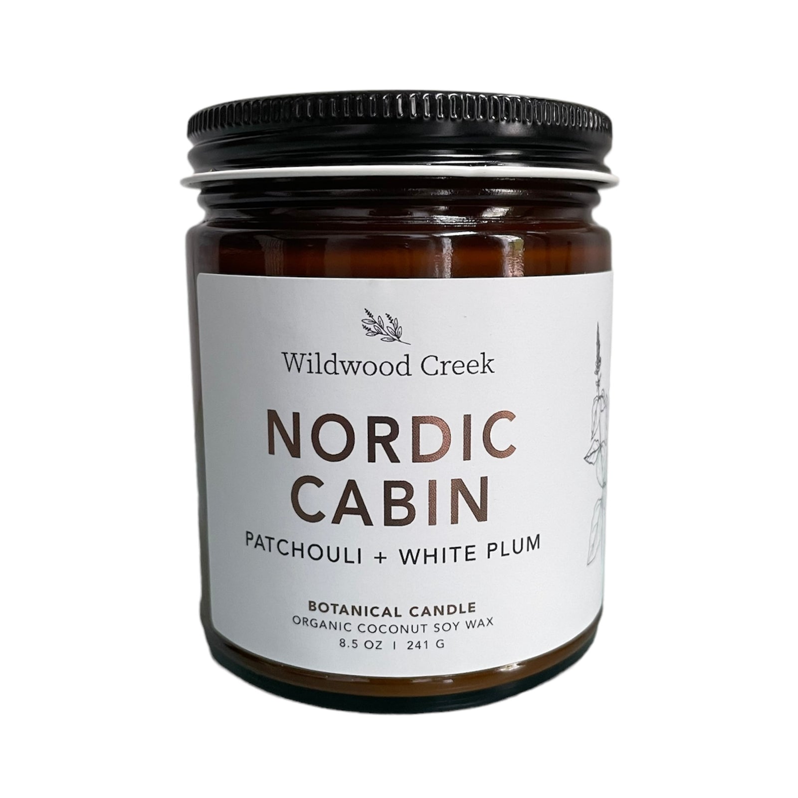 Nordic Cabin - Patchouli + White Plum Candle
