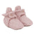 Pink Snap Baby Booties (0-3 M)