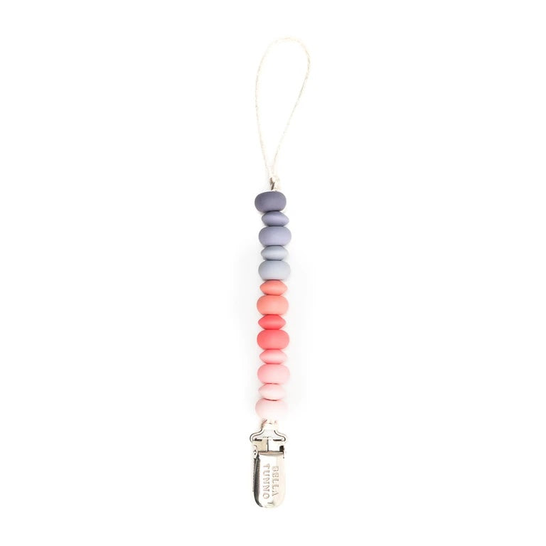 Pink Ombre Pacifier Clip