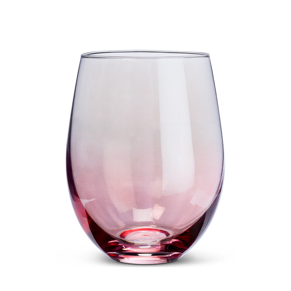 Pink Ombre Stemless Glass