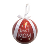 Red Sparkle Ornament - Best Mom