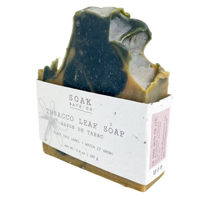 Tobacco Leaf Soap with Wildflower Seed Paper