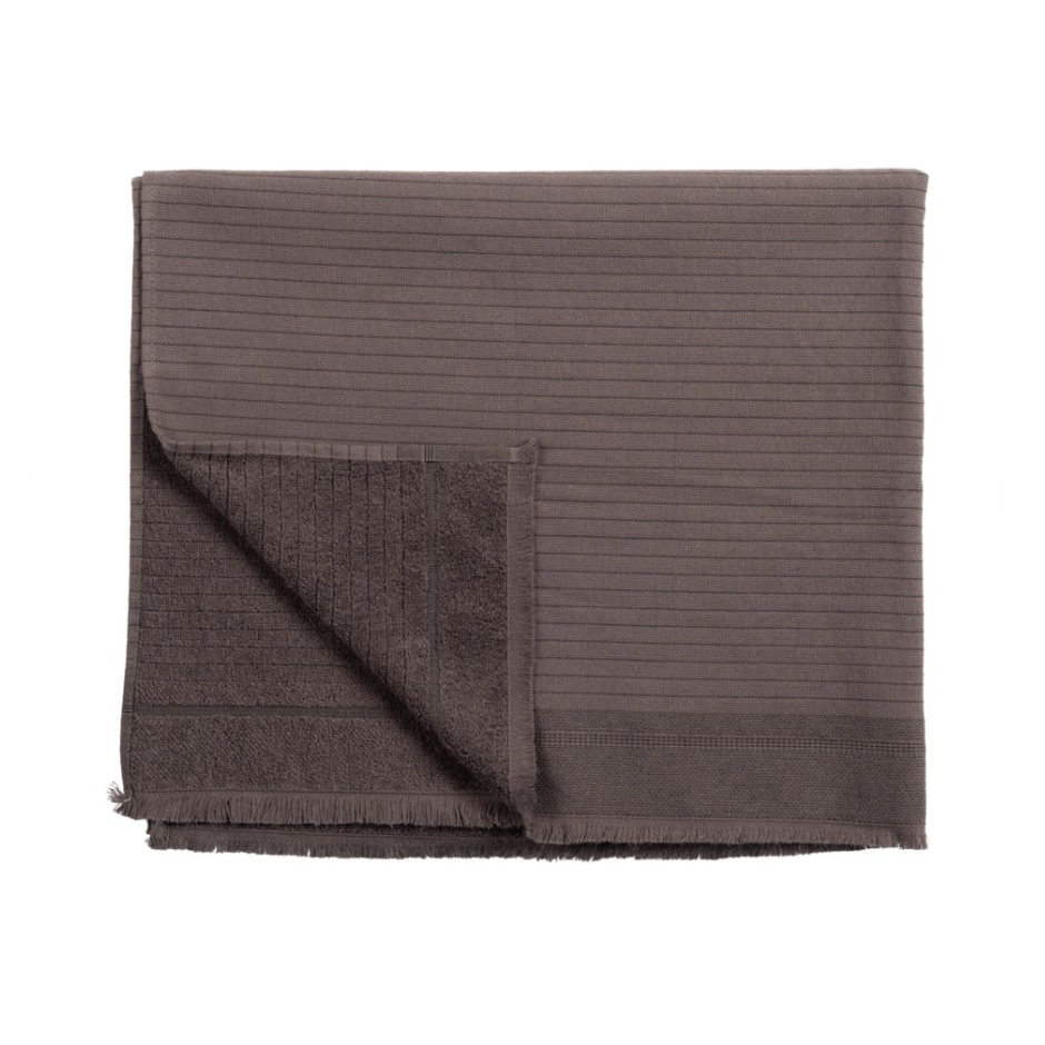 Turkish Terry Cotton Luxury Towel - Charcoal