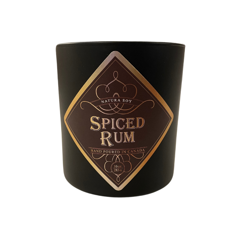 Spiced Rum 10oz Soy Wax Candle