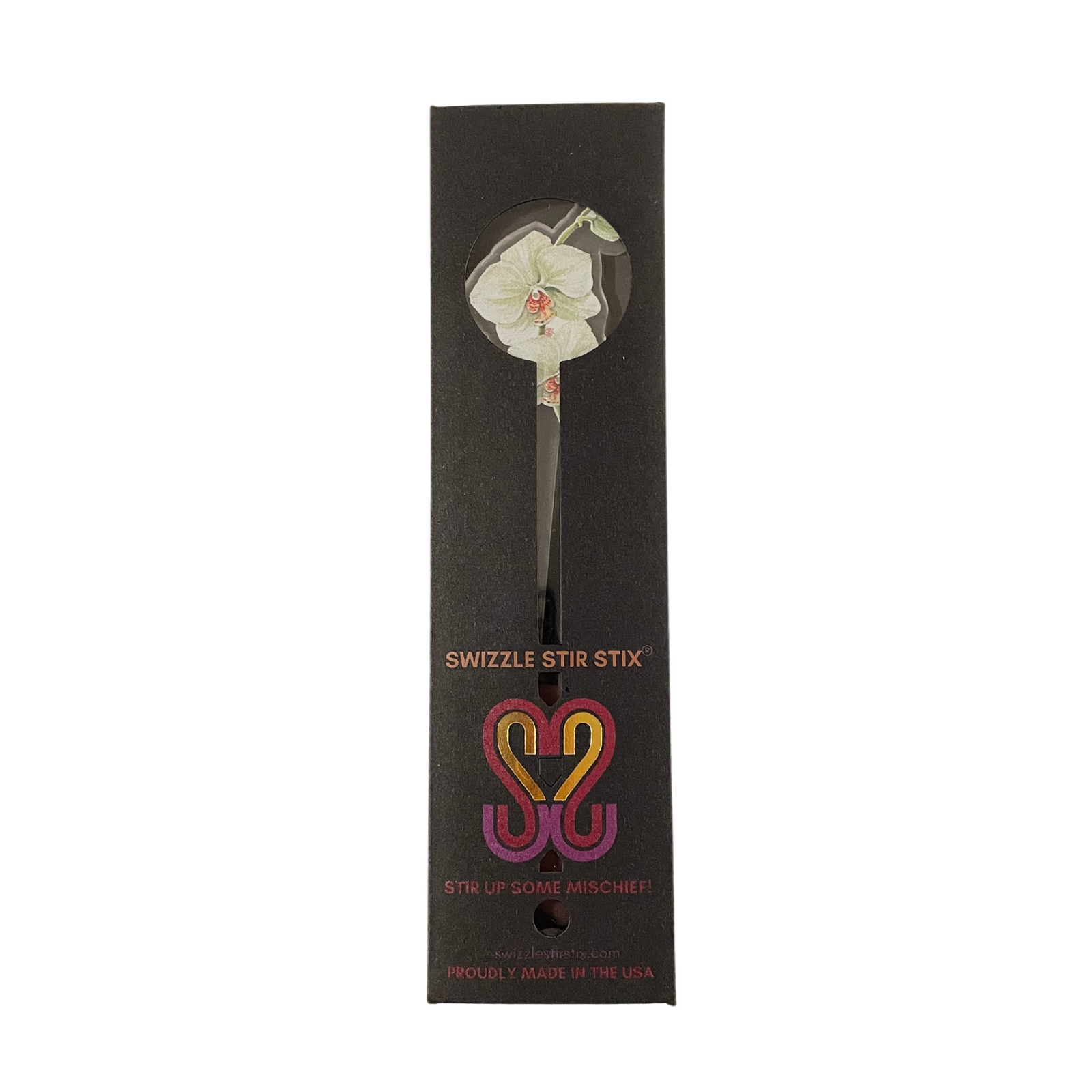 Cocktail Stir Stick - Orchids